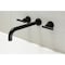 Kingston Brass KS8050CML Wall Mount Tub Faucet, Matte Black KS8050CML - alternate 3